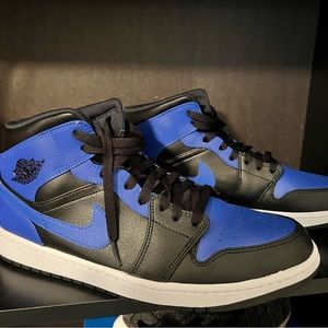 Air Force ones Jordan’s size 13 blue and black